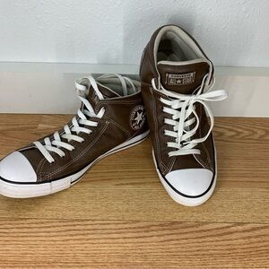 Converse Chuck Taylor All Star Street Mid Pinecone leather unisex m101/2 W12 1/2